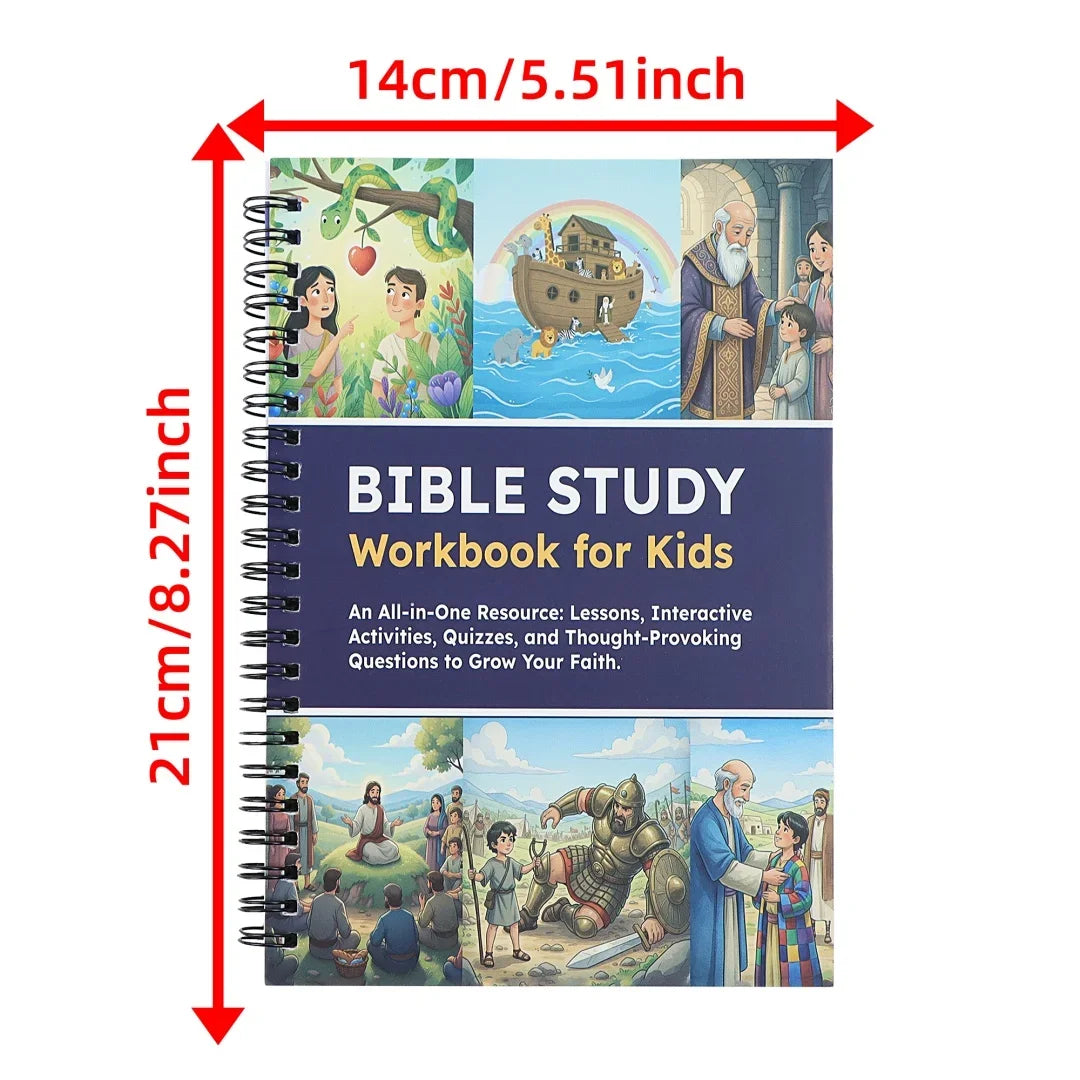 Bible Learning Activity Book For Kids