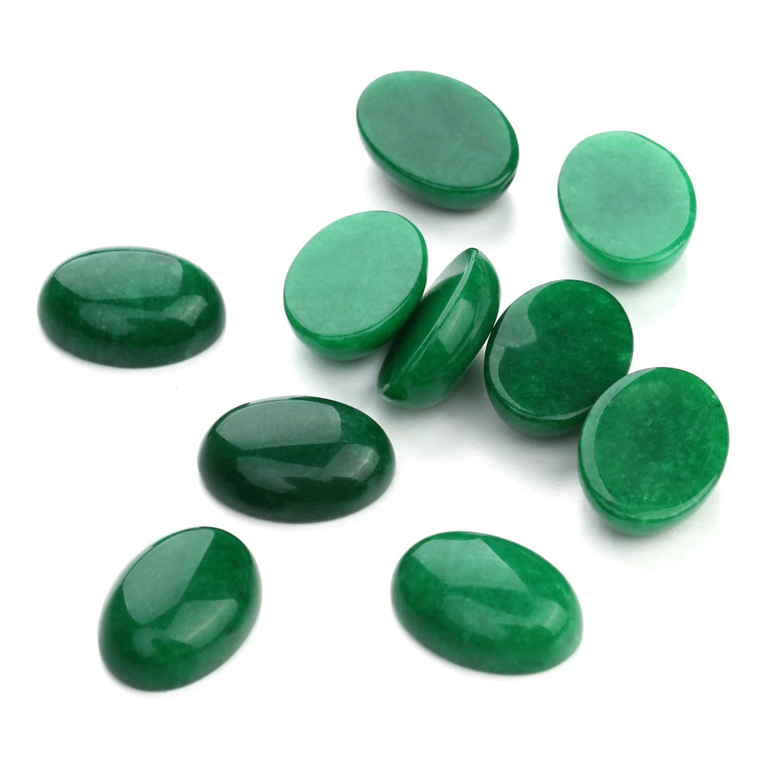 Natural Stone Oval Cabochon Beads