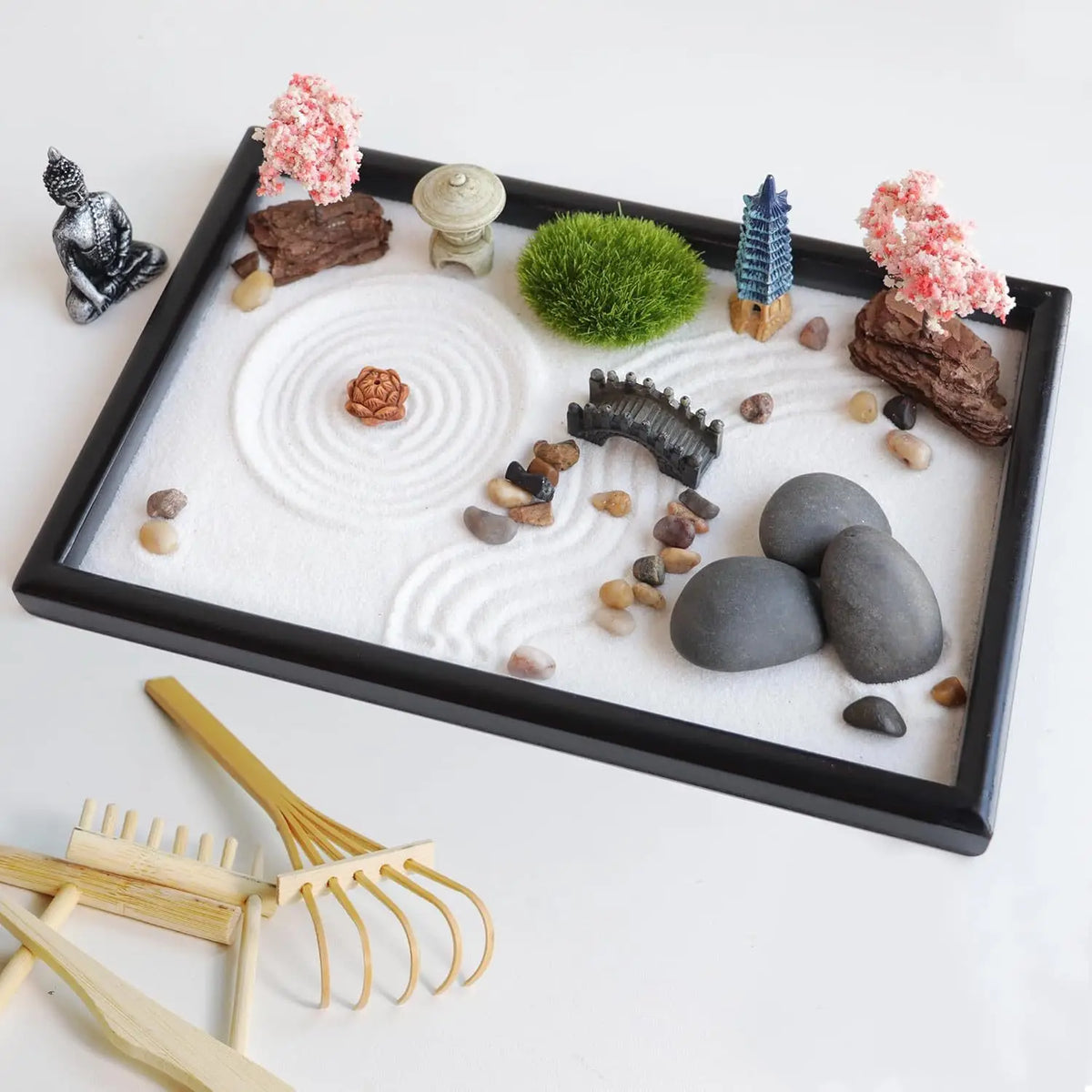 Zen Garden Stress Relief Desk Decor