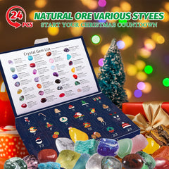 Crystal Mineral Gift Box Chakra Stone Collection