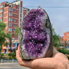 Natural Amethyst Crystal Display Piece