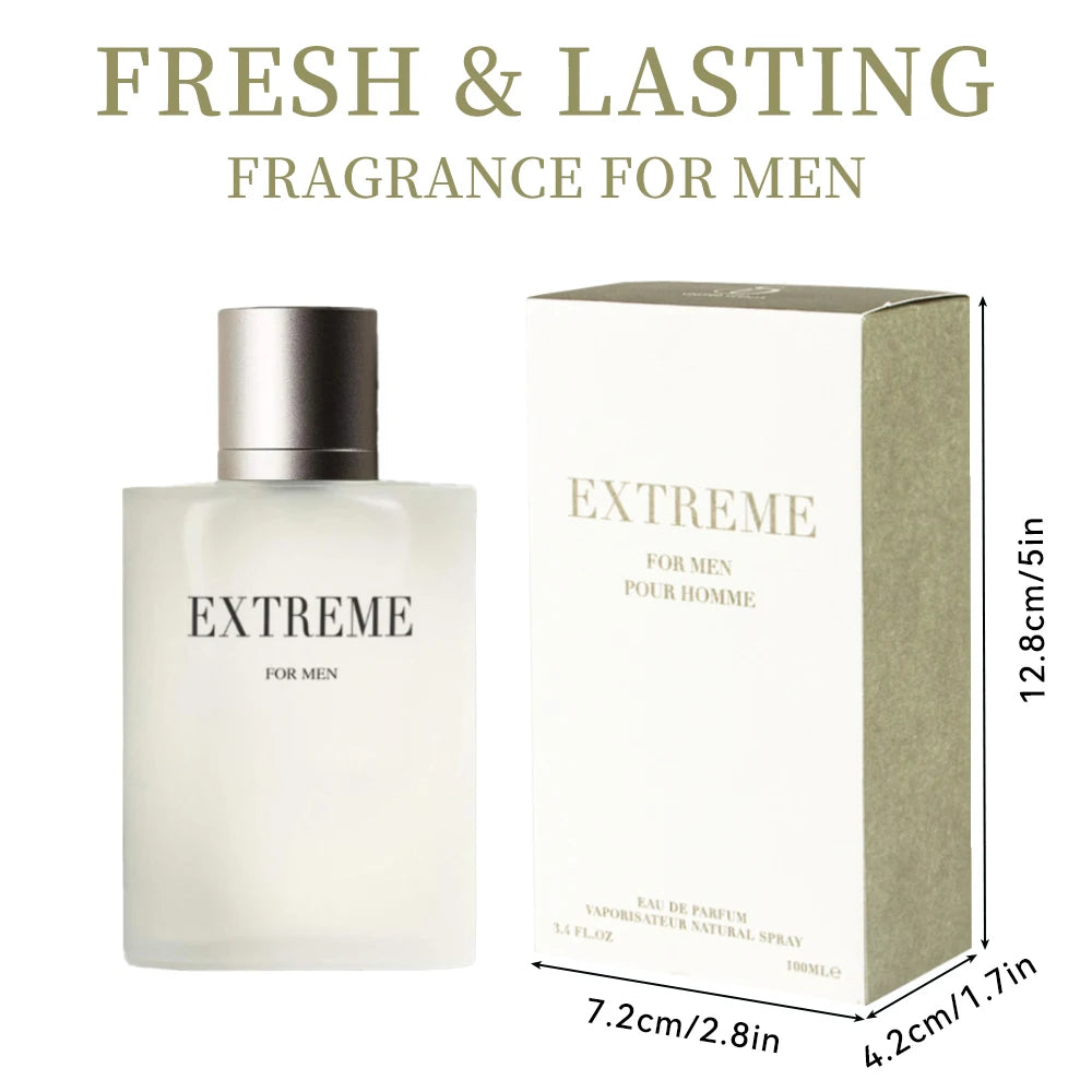 EXTREME Men's EDP 3,4 Ounce (Pack of 1) Eau de Parfum pour Hommes Parfum pour Hommes Parfum Longue Durée pour Hommes