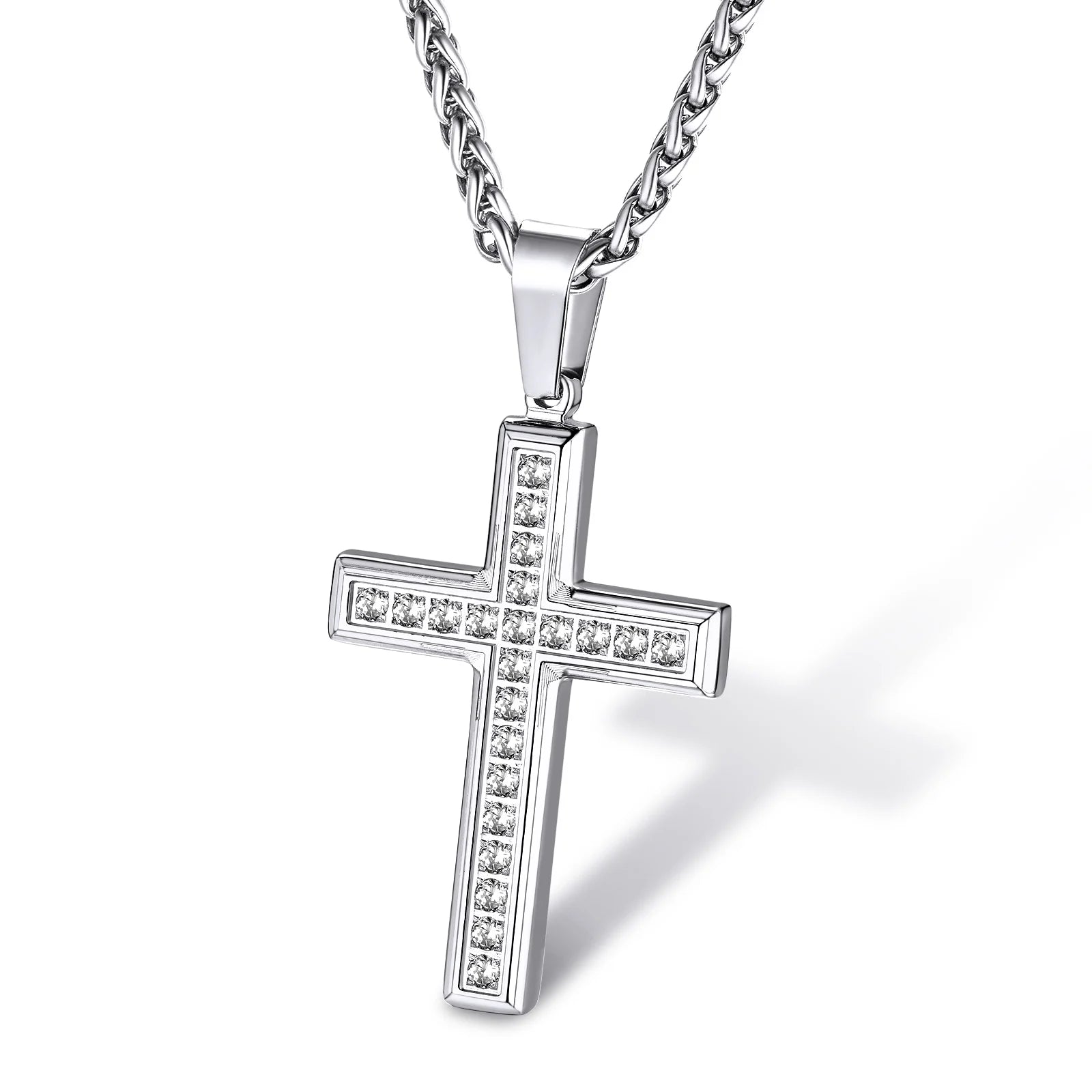 Christian Cross Prayer Necklace Jewelry