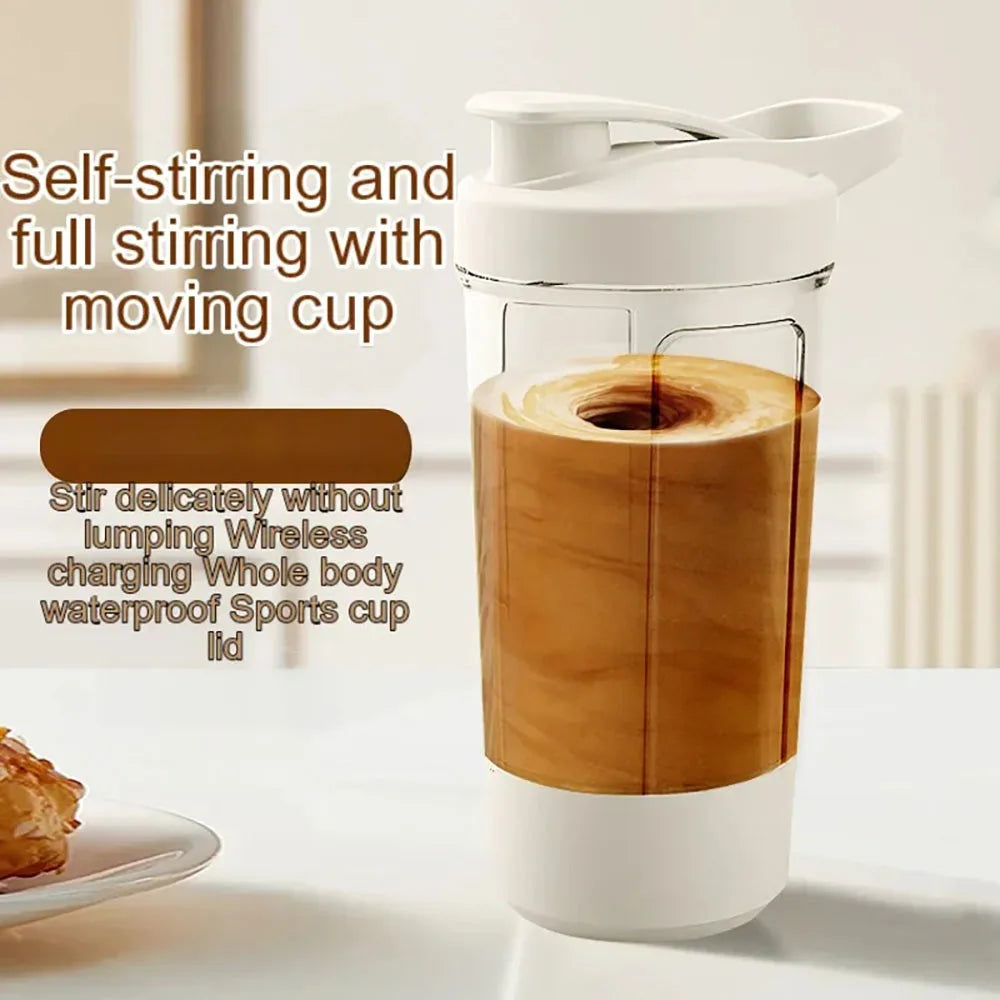 Electric Blender Cup Portable Blender Cup Milk Powder Protein Powder Blender Automatic Shaker Cup Home Travel Outdoor Sports Gym