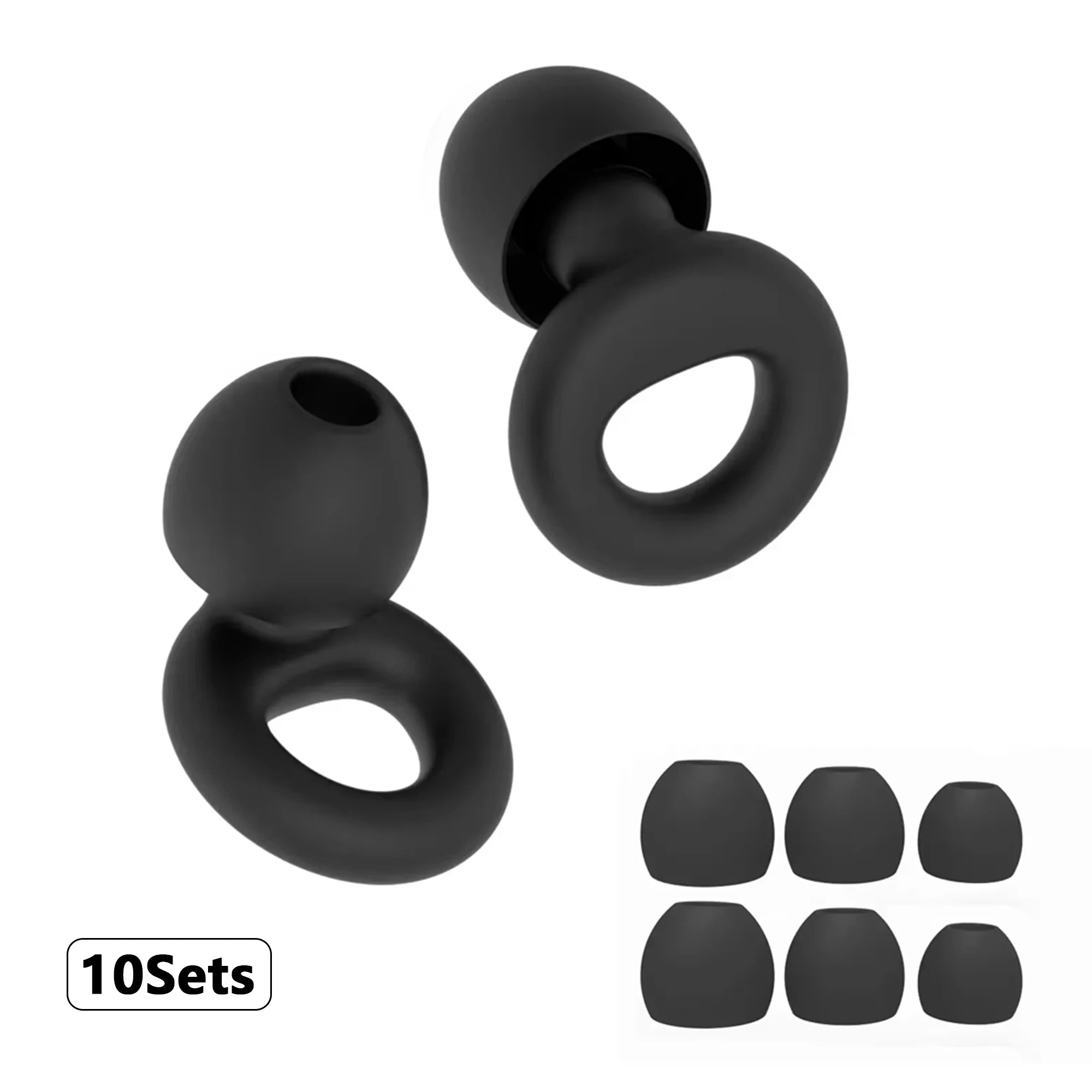 Reusable Silicone Noise Reducing Sleep Earplugs