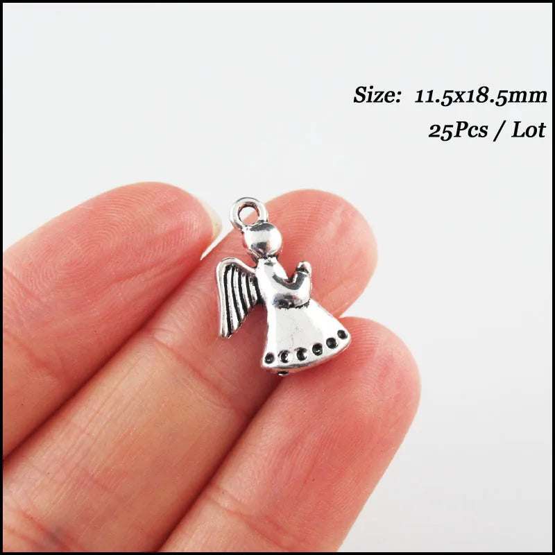 Praying Angel Wings Pendant Charms