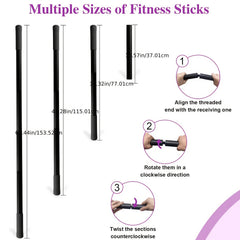 Adjustable Yoga Mobility Stretch Stick