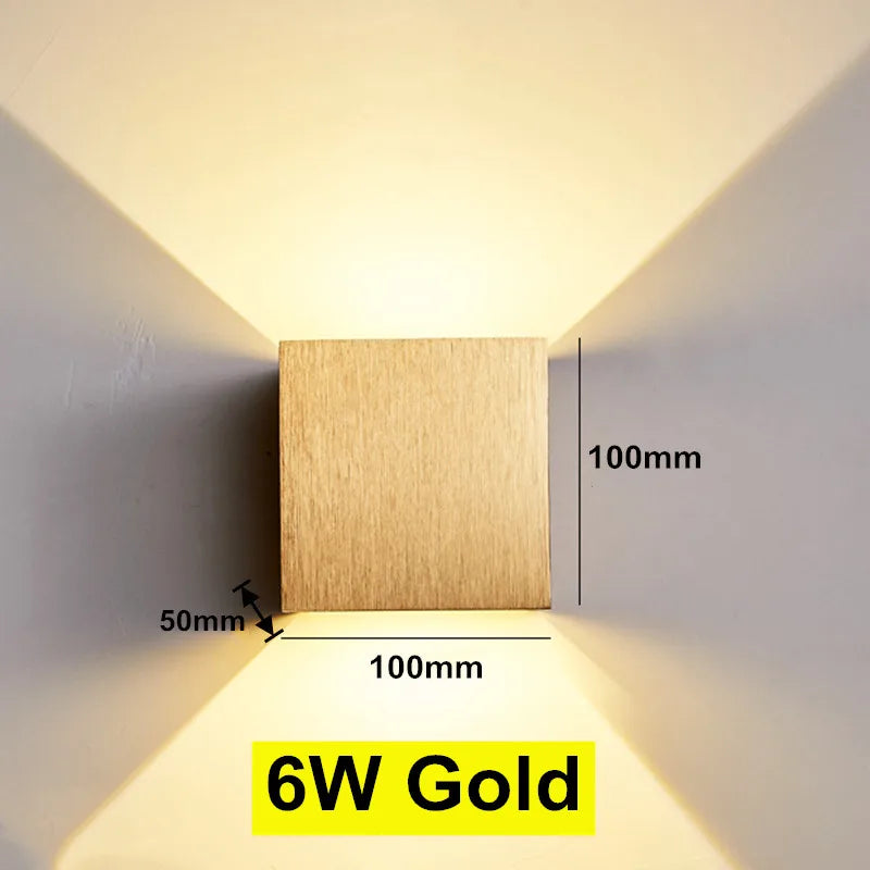 Modern Cube LED Wall Light