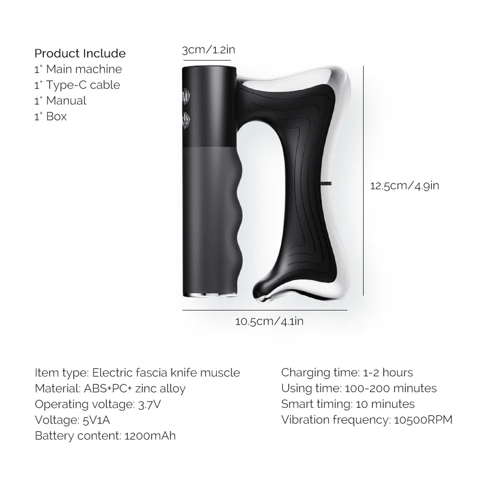 Electric Fascia Massage Scraping Tool