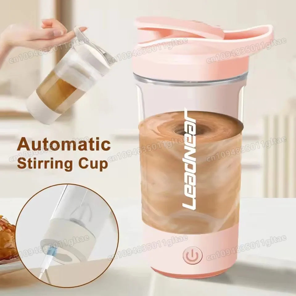 650ml Electric Protein Shaker Bottle and Portable Blender