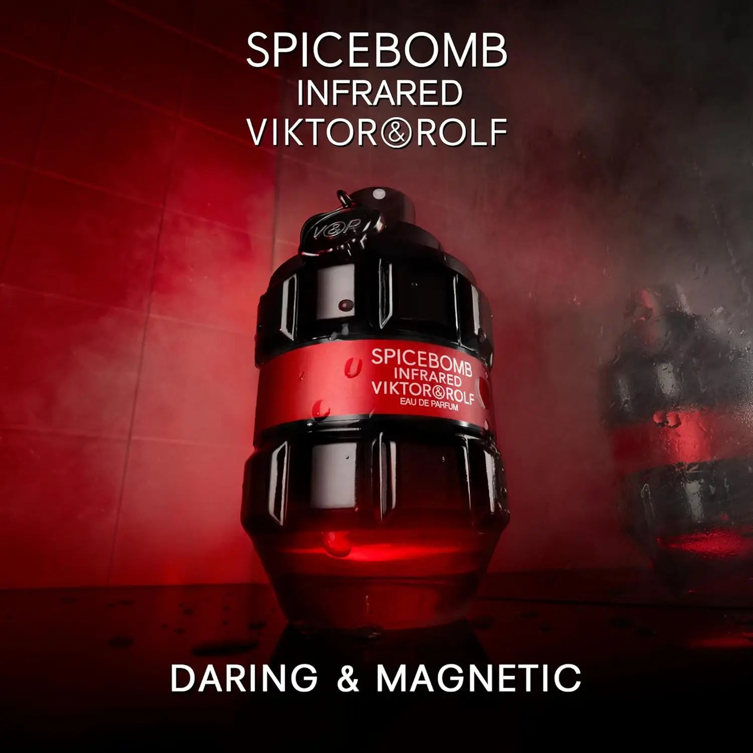 Viktor&amp;Rolf - Spicebomb Infrared Eau de Parfum - Amaderado y picante - Colonia para hombre - Con notas de cuero y canela - 3 fl oz