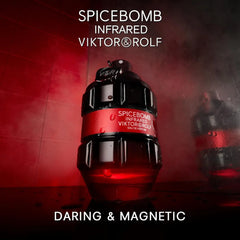Viktor&amp;Rolf - Spicebomb Infrared Eau de Parfum - Amaderado y picante - Colonia para hombre - Con notas de cuero y canela - 3 fl oz