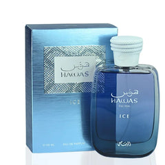 RASASI Hawas Ice for Men Eau de Parfum, 100 ml (3,4 oz), fragancia árabe premium