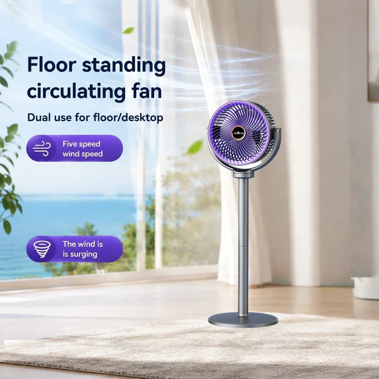 3-in-1 Portable Air Circulator Fan