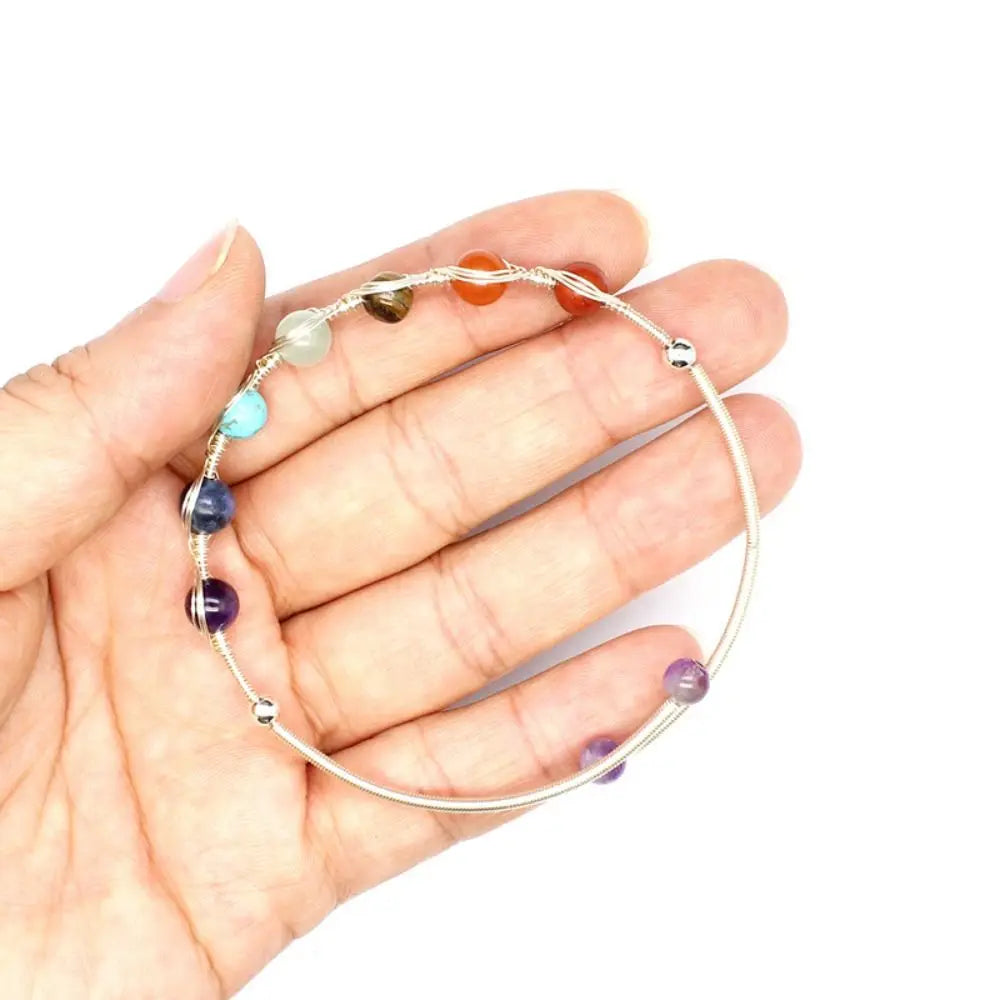Adjustable Crystal Bead Energy Bracelet