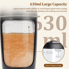 650ml Electric Protein Shaker Bottle and Portable Blender