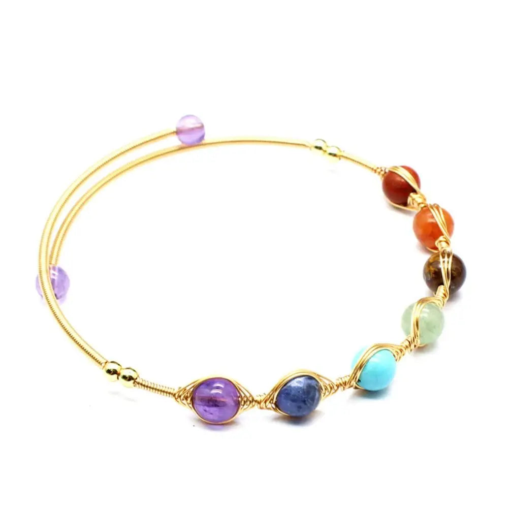 Adjustable Crystal Bead Energy Bracelet