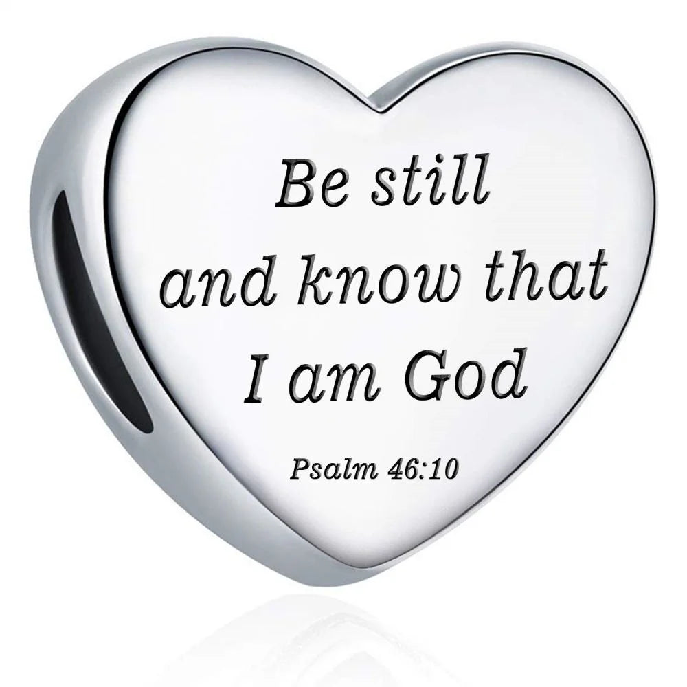 Sterling Silver Faith Charm Bead