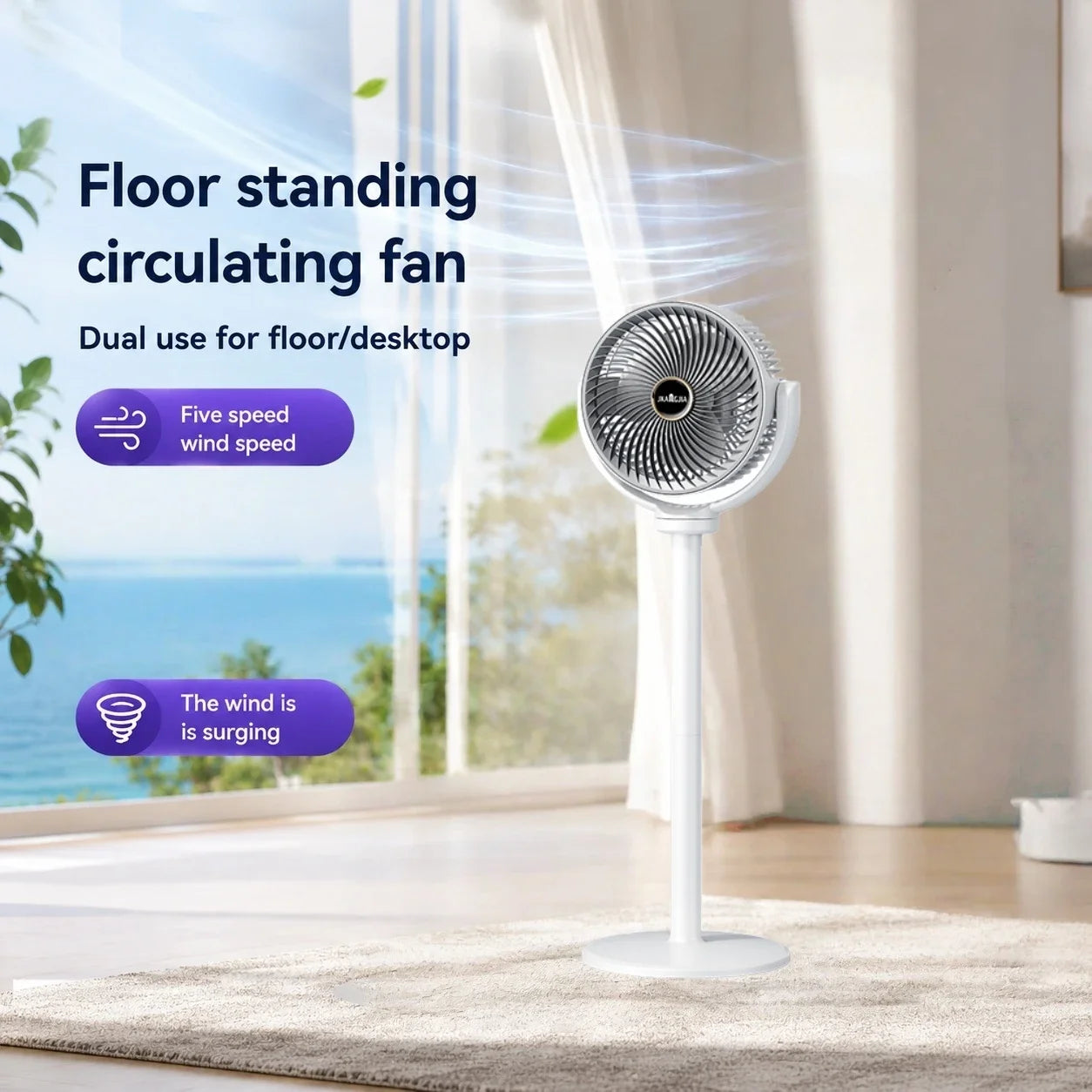 3-in-1 Portable Air Circulator Fan