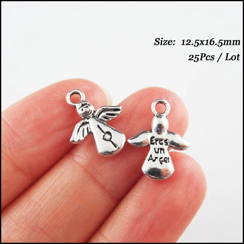 Praying Angel Wings Pendant Charms