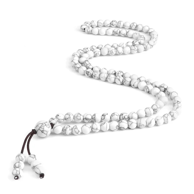 Natural Lava Stone Mala Bracelet