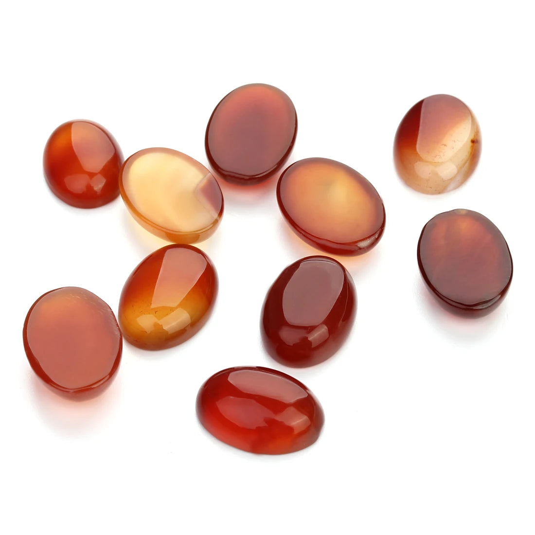 Natural Stone Oval Cabochon Beads
