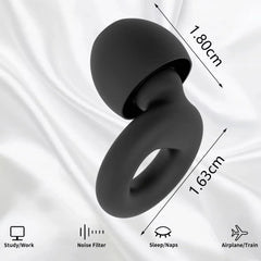 Reusable Silicone Noise Reducing Sleep Earplugs