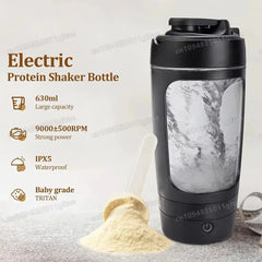 650ml Electric Protein Shaker Bottle and Portable Blender