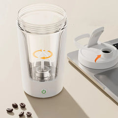 450ml USB Rechargeable Electric Protein Shaker Bottle