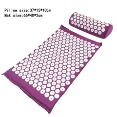 Acupressure Mat & Pillow Pain Relief Set