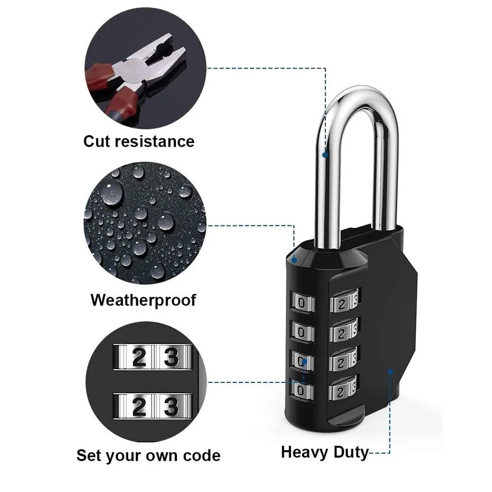 4 Digit Combination Padlock