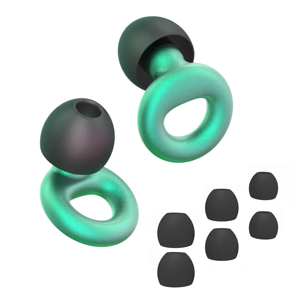 Reusable Silicone Noise Reducing Sleep Earplugs