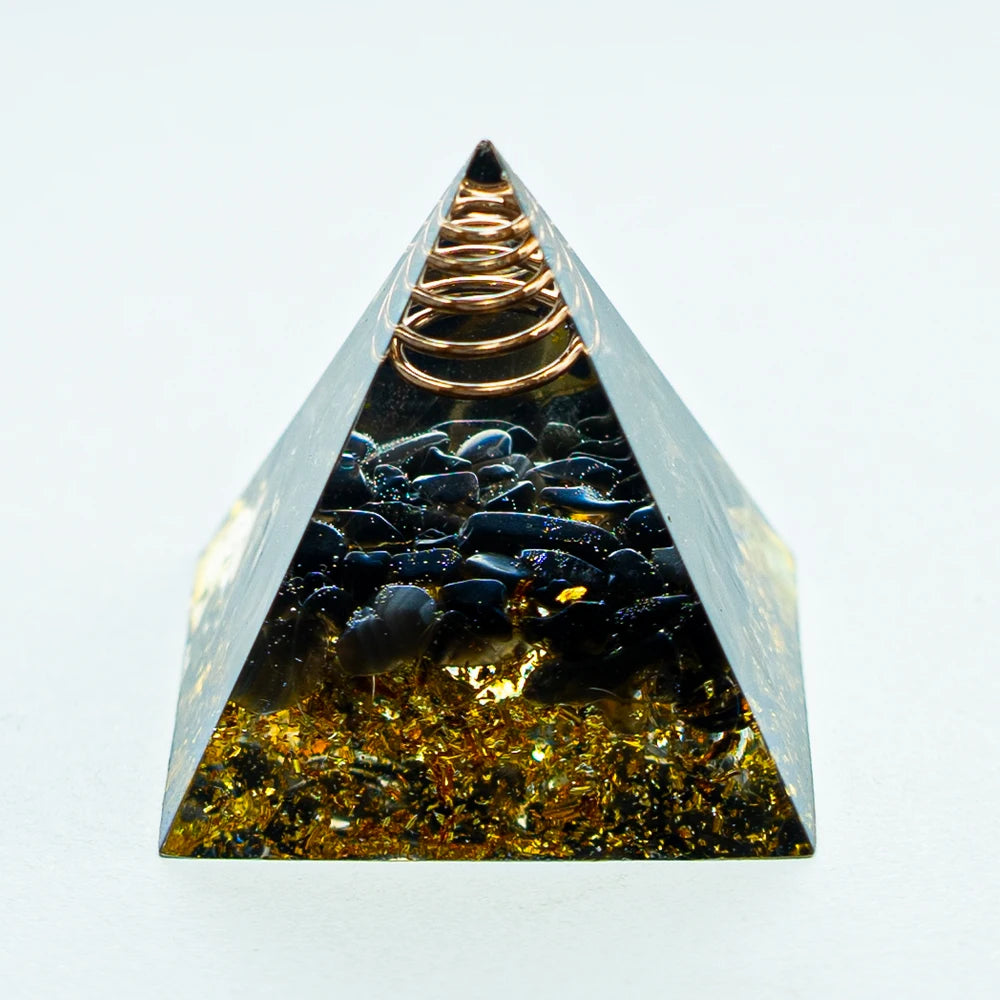 Crystal Energy Pyramid Chakra Decor