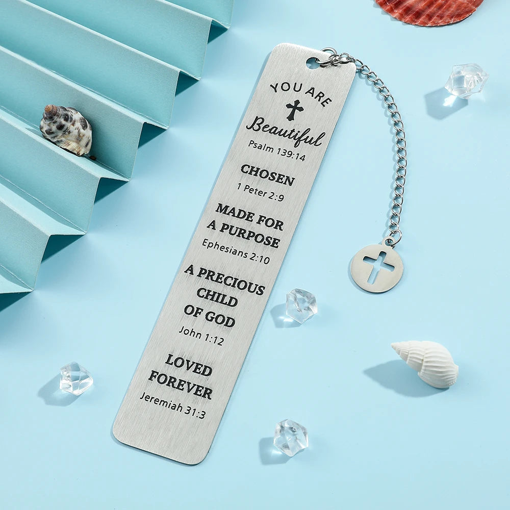 Personalized Stainless Steel Reading Bookmark