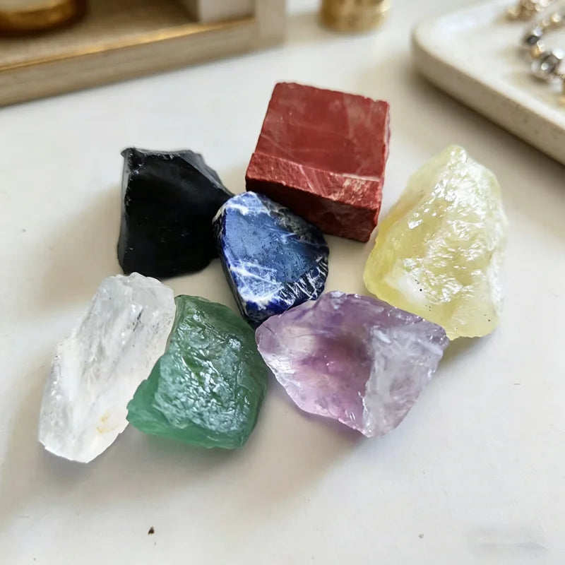 Natural Chakra Healing Crystal Stones Set