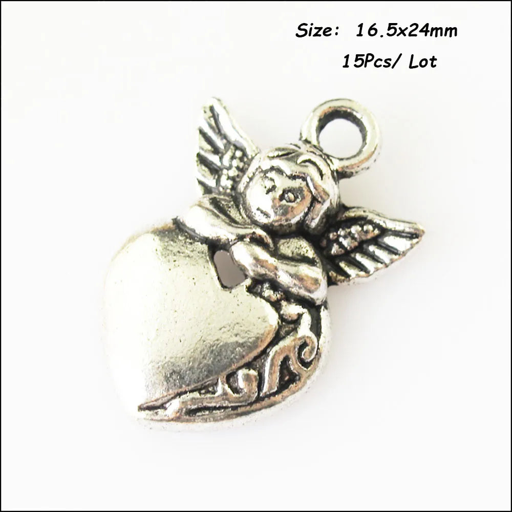 Praying Angel Wings Pendant Charms