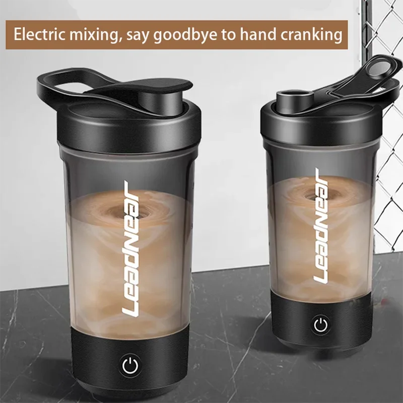 650ml Electric Protein Shaker Bottle and Portable Blender