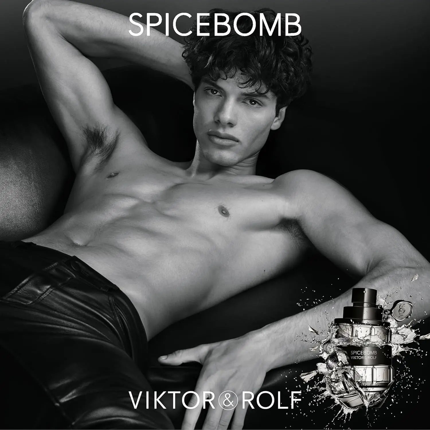 Viktor&amp;Rolf - Spicebomb Eau De Toilette - Amaderada y Especiada - Colonia para Hombre - con Notas Cítricas y Tabaco Perfume de San Valentín