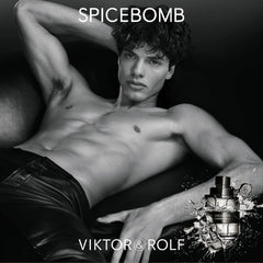 Viktor&amp;Rolf - Spicebomb Eau De Toilette - Amaderada y Especiada - Colonia para Hombre - con Notas Cítricas y Tabaco Perfume de San Valentín