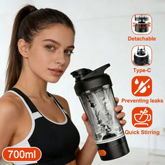 24.64oz Electric Automatic Protein Shaker Bottle with Type-C Charging