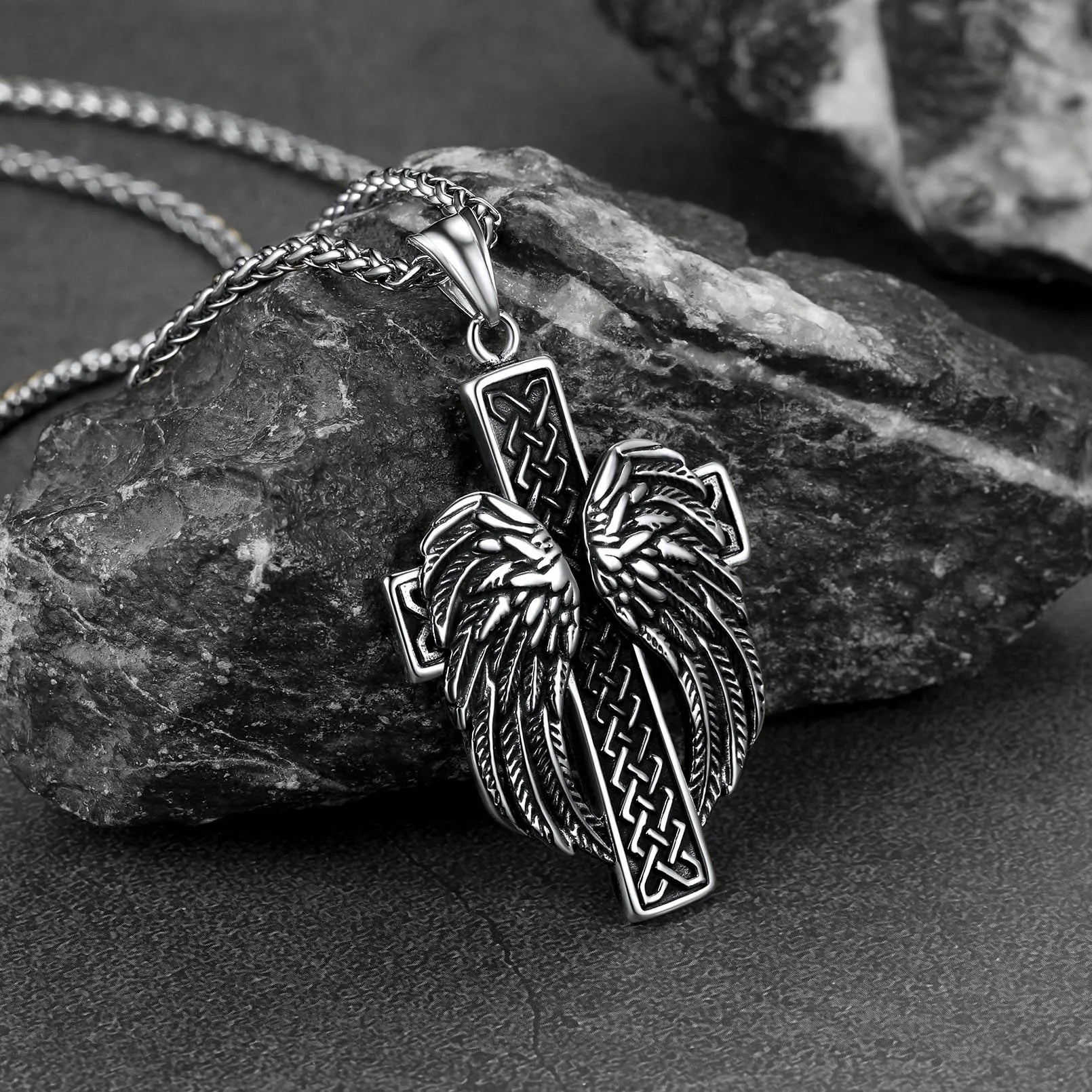 Christian Cross Prayer Necklace Jewelry