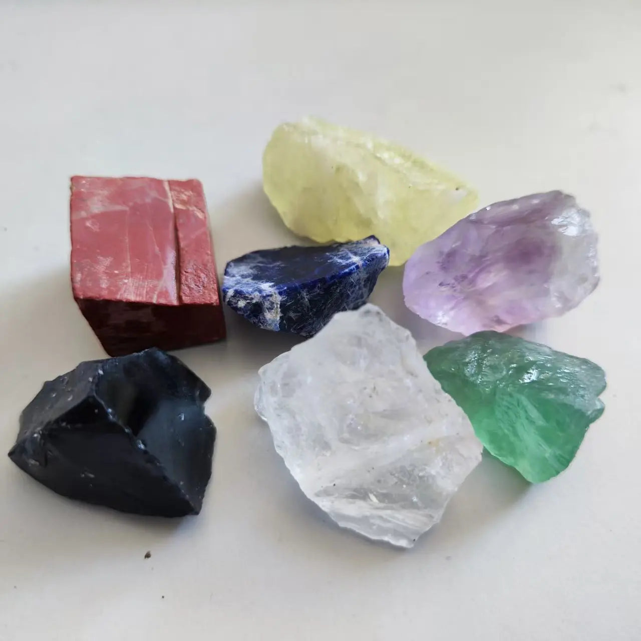 Natural Chakra Healing Crystal Stones Set