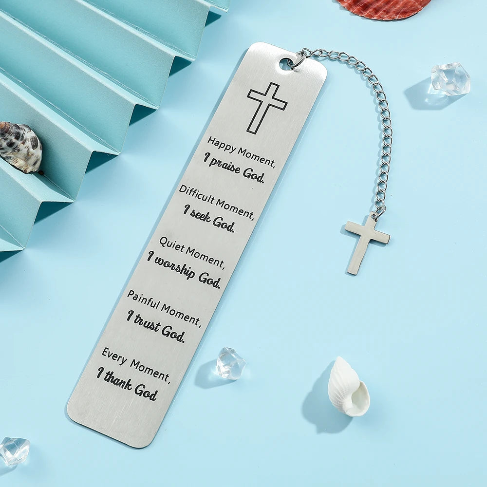 Personalized Stainless Steel Reading Bookmark