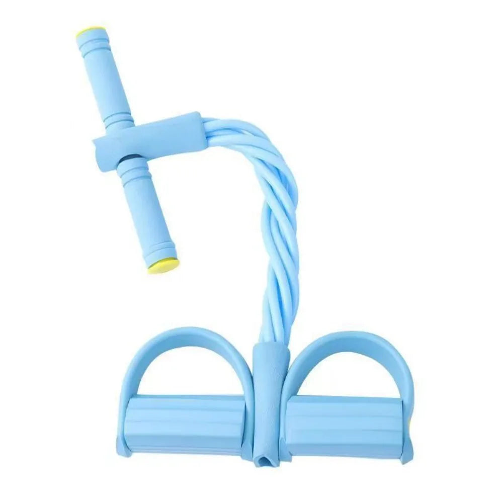 New 6-Tube Resistance Bands Set with Foam Sport At Home Yoga Elastic Band Shoulder Opening TPE Yoga Pedal Puller for Abdomen Arm