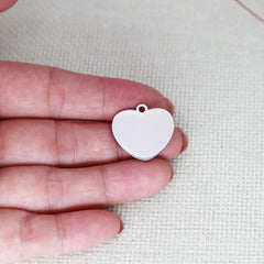 Serenity Prayer Heart Charm Set