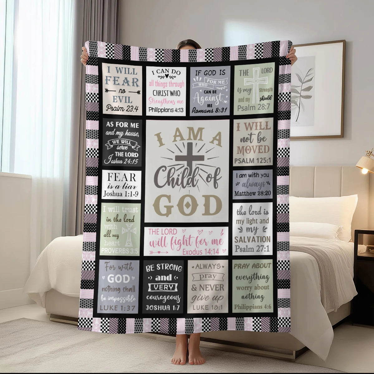 Bible Scripture Inspirational Blanket
