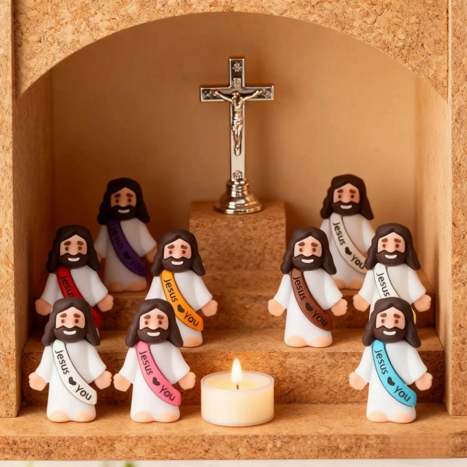 Mini Jesus Faith Figurine Set