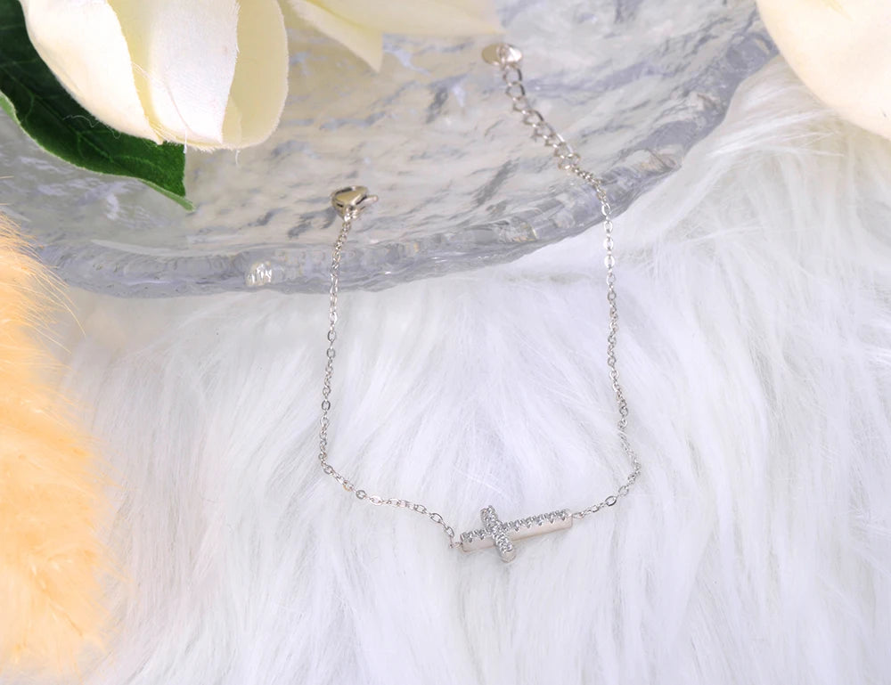 Stainless Steel Cross Faith Bracelet