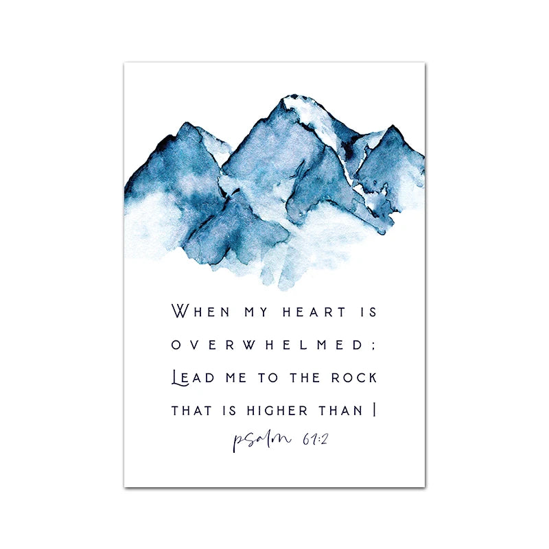 Psalm 91 Bible Verse Canvas Wall Art