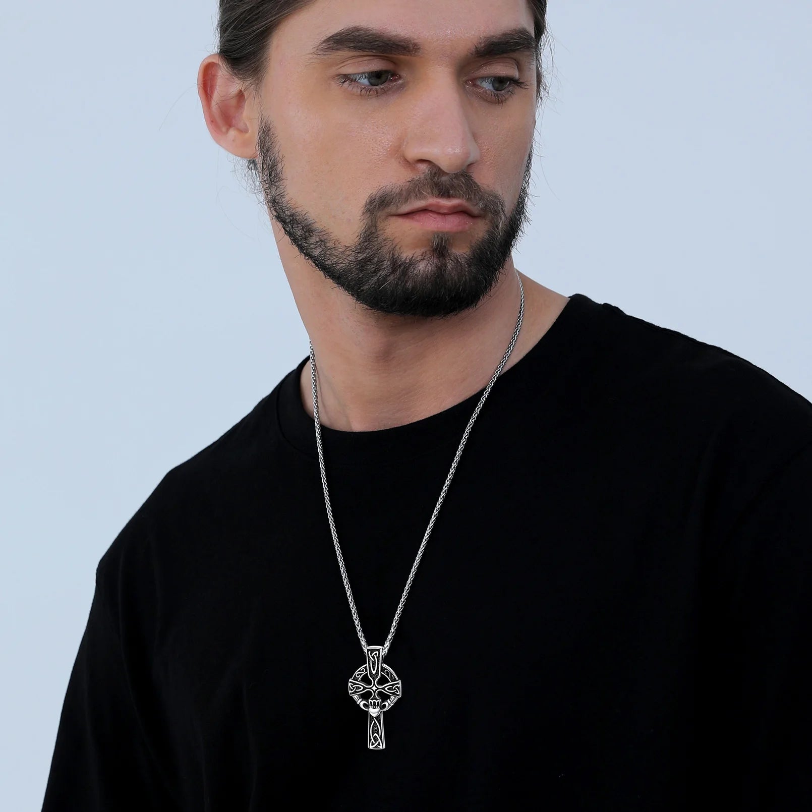 Christian Cross Prayer Necklace Jewelry
